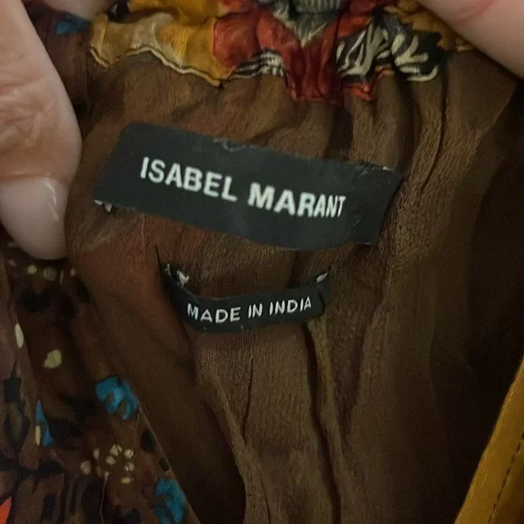 Isabel Marant silk floral dress